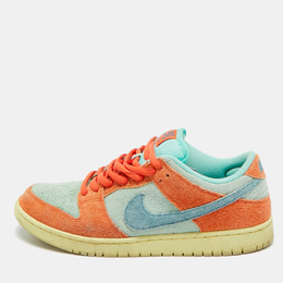 Nike Multicolor Suede SB Dunk Noise Aqua Low Top Sneakers Size 42.5 1212779