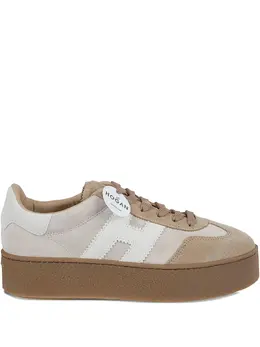 Hogan platform leather sneakers 32043280