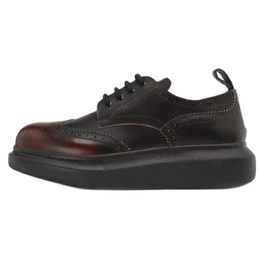 Alexander McQueen Низкие повседневные кроссовки мужские, черно-красные 586200whrq41066 | black red