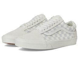 Кроссовки Unisex Vans Old Skool, цвет Checkerboard Gray/Marshmallow 103789 | checkerboard gray/marshmallow
