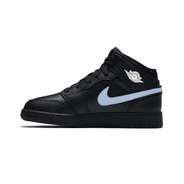 Баскетбольные кроссовки Air 1 Cushioning Mid Top для детей и подростков Jordan, синий 554725-093（team531-baby蓝） | sky blue