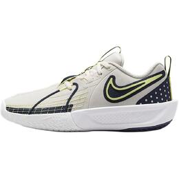 Nike Детские баскетбольные кроссовки GT Cut 3 с противоскользящей подошвой, устойчивые к истиранию, серо-белые, Phantom fd7033-005 | phantom gray white/light lemon/obsidian color/white