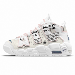 Баскетбольные кроссовки Air More Uptempo с противоскользящим и износостойким дышащим верхом средней высоты для детей и подростков Nike, белый dh9719-100(team10-思念s) | white