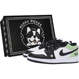 Баскетбольные кроссовки Air 1 LOW Top для детей и подростков Jordan, белый 553560-131(team85-围绕抹茶as-box) | white