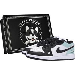 Баскетбольные кроссовки Air 1 LOW Top для детей и подростков Jordan, белый 553560-131(team85-踏花奶绿as-box) | white