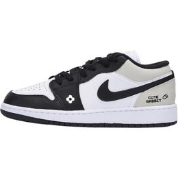 Баскетбольные кроссовки Air 1 Mud Gully Smog Low Top для детей и подростков Jordan, белый 553560-131(team85-雹葖雾霾) | white