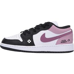 Баскетбольные кроссовки Air 1 LOW Top для детей и подростков Jordan, белый 553560-131(team85-芜菁树莓) | white