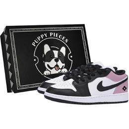 Баскетбольные кроссовки Air 1 LOW Top для детей и подростков Jordan, белый 553560-131(team85-花卉树莓as-box) | white