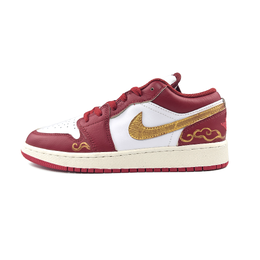 Баскетбольные кроссовки Air 1 Lightweight Shock Absorbers Low Top для детей и подростков Jordan, красный fj3465-160（team865-祥云） | brick red