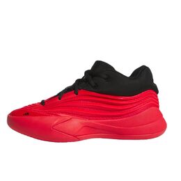 Adidas Детские баскетбольные кроссовки Dame 10 с противоскользящей подошвой, устойчивые к истиранию, красные, для подростков jp8639 | pure gemstone red/core black/metallic silver