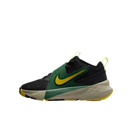 Детские баскетбольные кроссовки Team Hustle D 12 для подростков Nike, черный/зеленый hf6279-004 | black green