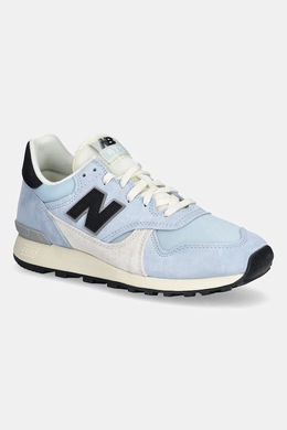 Замшевые кроссовки 473 New Balance, синий u475pb | niebieski