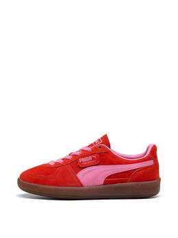 Кроссовки из кожи Палермо Puma, розовый 11261624 | fierce red-poison pink