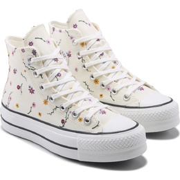 Кроссовки Chuck Taylor All Star на платформе с высоким подъемом Converse, мультиколор 1049846/71068 | egret/off white