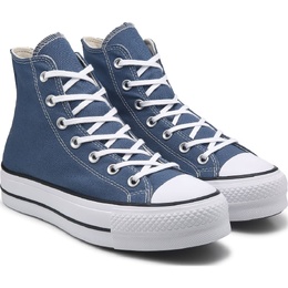 Кроссовки Chuck Taylor All Star на платформе с высоким подъемом Converse, мультиколор 1049846/71084 | blue/white/black