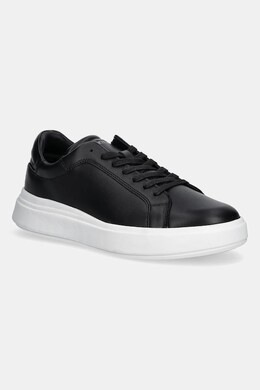 Кожаные кроссовки LOW TOP LACE UP LTH Calvin Klein, черный hm0hm01016 | czarny