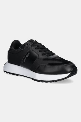 Кроссовки LOW TOP LACE UP из нейлона с плетением Calvin Klein, черный hm0hm01841 | czarny