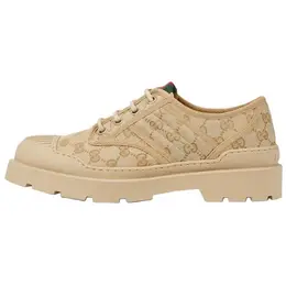Повседневные кеды Gucci мужские бежевые 812195 fad2i 9641