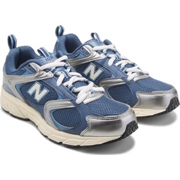408 кроссовки New Balance, мультиколор 1056430/71486 | navy/dark silver
