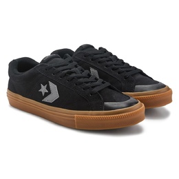 Спортивные повседневные низкие кроссовки для скейтбординга Converse, мультиколор 1056486/44292 | black suede/gum