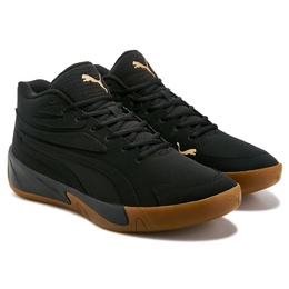 Баскетбольные кроссовки Court pro с высоким верхом Puma, мультиколор 1056336/42598 | black/gum