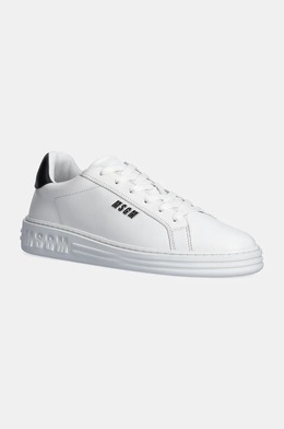 Кожаные кроссовки MSGM, белый 3740ms506.787.01 | biały