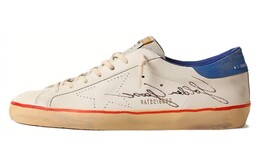Кроссовки Golden Goose Super-Star Skateboarding Shoes Men Low-top White, белый/синий gmf00105.f004580.10419 | white/blue
