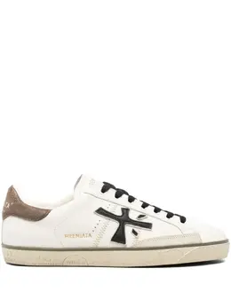 Premiata leather logo-motif sneakers 32041039