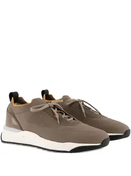Santoni knitted-panels low-top sneakers 32035222