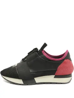 Balenciaga leather panelled sneakers 30315890