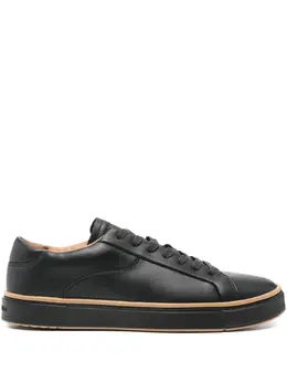 Emporio Armani leather lace-up sneakers 31954030