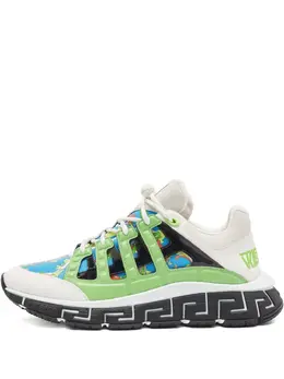 Versace panelled sneakers 30310144