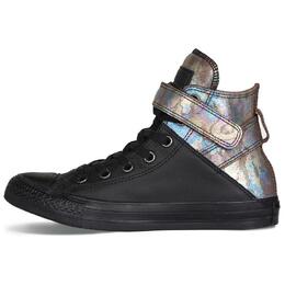 Converse Женские черные нескользящие износостойкие высокие кроссовки для скейтбординга CHUCK TAYLOR 551593c | black