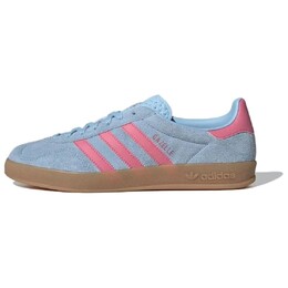 Скейтбордические кеды GAZELLE INDOOR унисекс с низким верхом синего/коричневого цвета Adidas jh6193 | blue