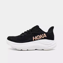 Кроссовки Women's Hoka Clifton 10 Running, черный/белый/розовый 1162031 | black/rose gold
