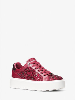 Кроссовки Romey на платформе с декором Michael Kors, красный 49f5rmfs1s | cherry
