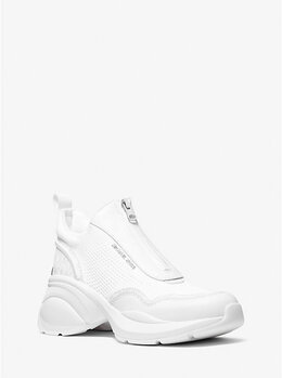 Кроссовки Zuma из комбинированных материалов Michael Kors, белый 43f5zufp3l | bright wht