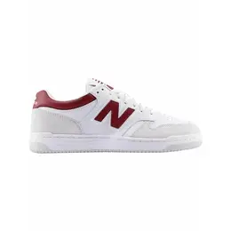 Кеды New Balance 480, полнота F (EU)/ на среднюю стопу, размер 6 US, белый, красный 4617575862