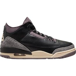 Баскетбольные кроссовки WMNS Air Jordan 3 Retro OG SP X A Ma Maniere, цвет Schwarz/Schwarz/Lila 217290001 | schwarz/schwarz/lila