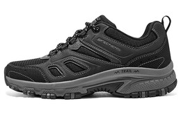 Кроссовки Hillcrest Hiking Shoes женские с низким верхом, черные Skechers 180022-bkcc | black