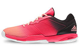 Кроссовки для бадминтона женские низкие красные/черные Adidas af4882