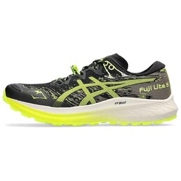 Кроссовки для бега FUJI LITE 5 мужские с низким верхом, черные/желтые Asics 1011b889-001 | black/safety yellow