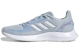 Кроссовки Runfalcon 2.0 женские с низким верхом, белые/королевские/зеленые Adidas Neo fy5947