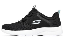 Кроссовки Dynamight 2.0 женские с низким верхом, черные/зеленые Skechers 149547-bkaq