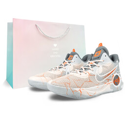Баскетбольные кроссовки Trey 5 Basketball Shoes Unisex Mid-Top White, Gray, Orange Nike cw3402-011(team401-雪豹sbox) | orange red