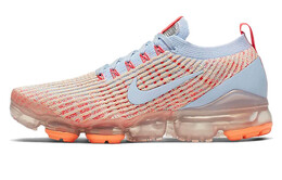 Кроссовки Nike Air VaporMax Flyknit 3 Hydrogen Blue Orange Pulse (женские) aj6910-400