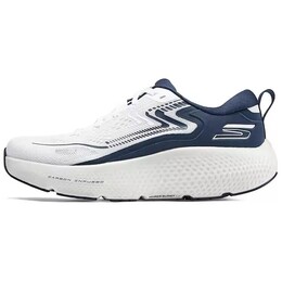 Кроссовки для бега Go Run Max Road 6 мужские с низким верхом белого/темно-синего цвета Skechers 246078-wnv | white/navy blue