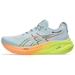 Кроссовки GEL-NIMBUS 26 женские с низким верхом серые/желтые/оранжевые Asics 1012b743-750 | gray/yellow