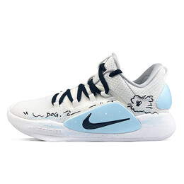 Баскетбольные кроссовки Hyperdunk X мужские с низким верхом, синие/черные Nike ar0465-100(team76-线条白狗) | white