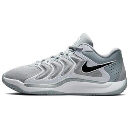 Баскетбольные кроссовки KD 17 мужские низкие серые Nike fv1307-002 | gray